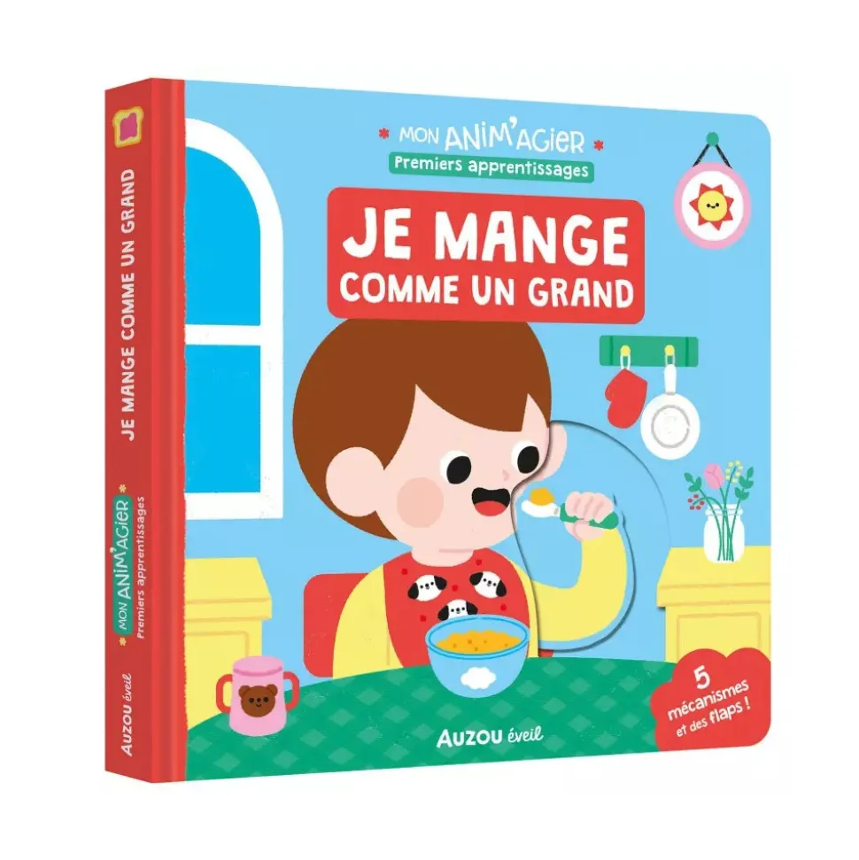 Livre enfant je mange comme un grand