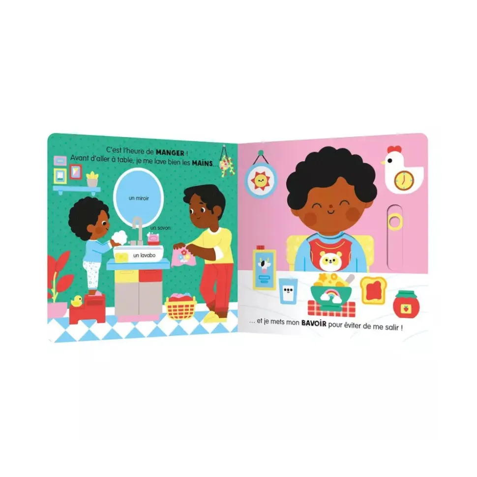 Livre enfant je mange comme un grand
