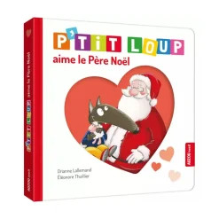 Livre enfant p'tit loup aime le père noël
