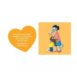 Livre enfant p'tit loup aime sa nounou