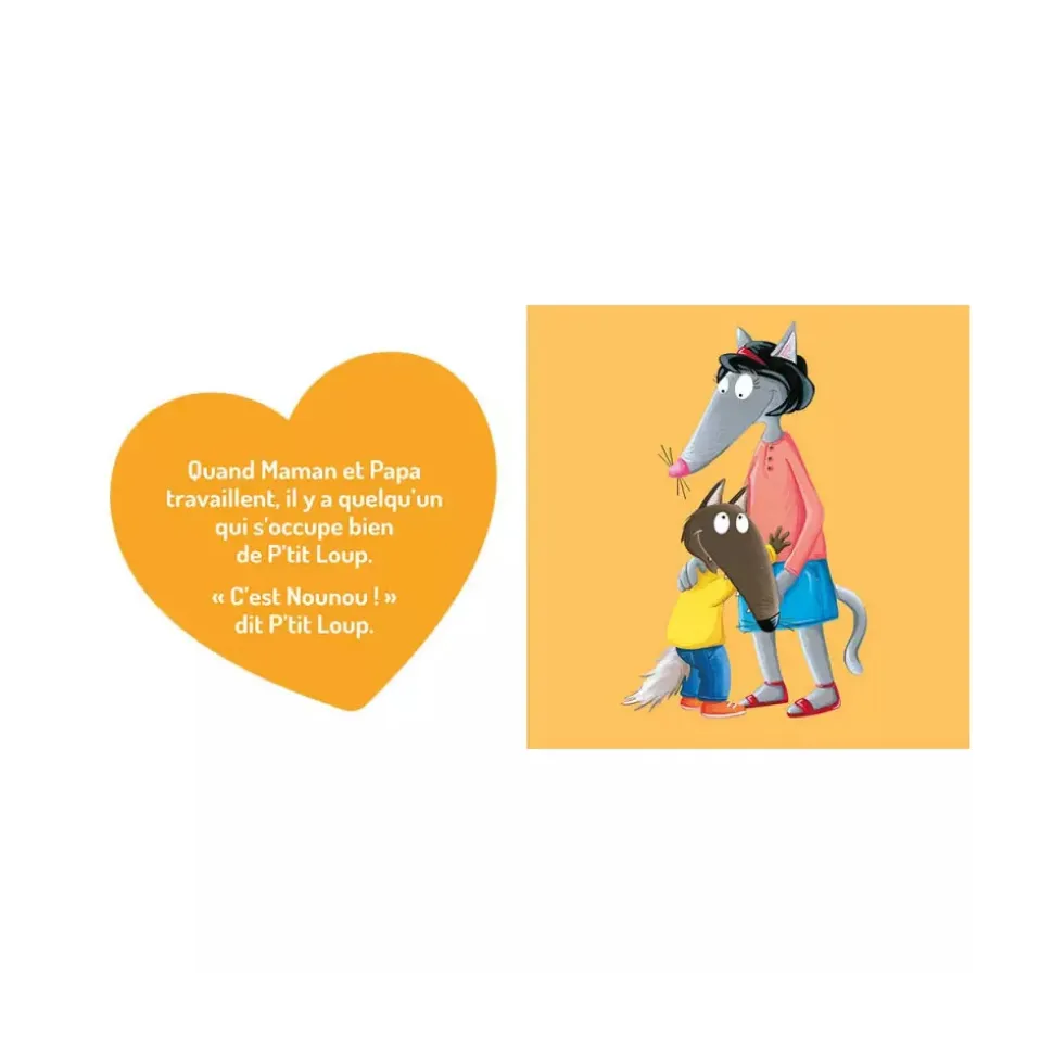 Livre enfant p'tit loup aime sa nounou