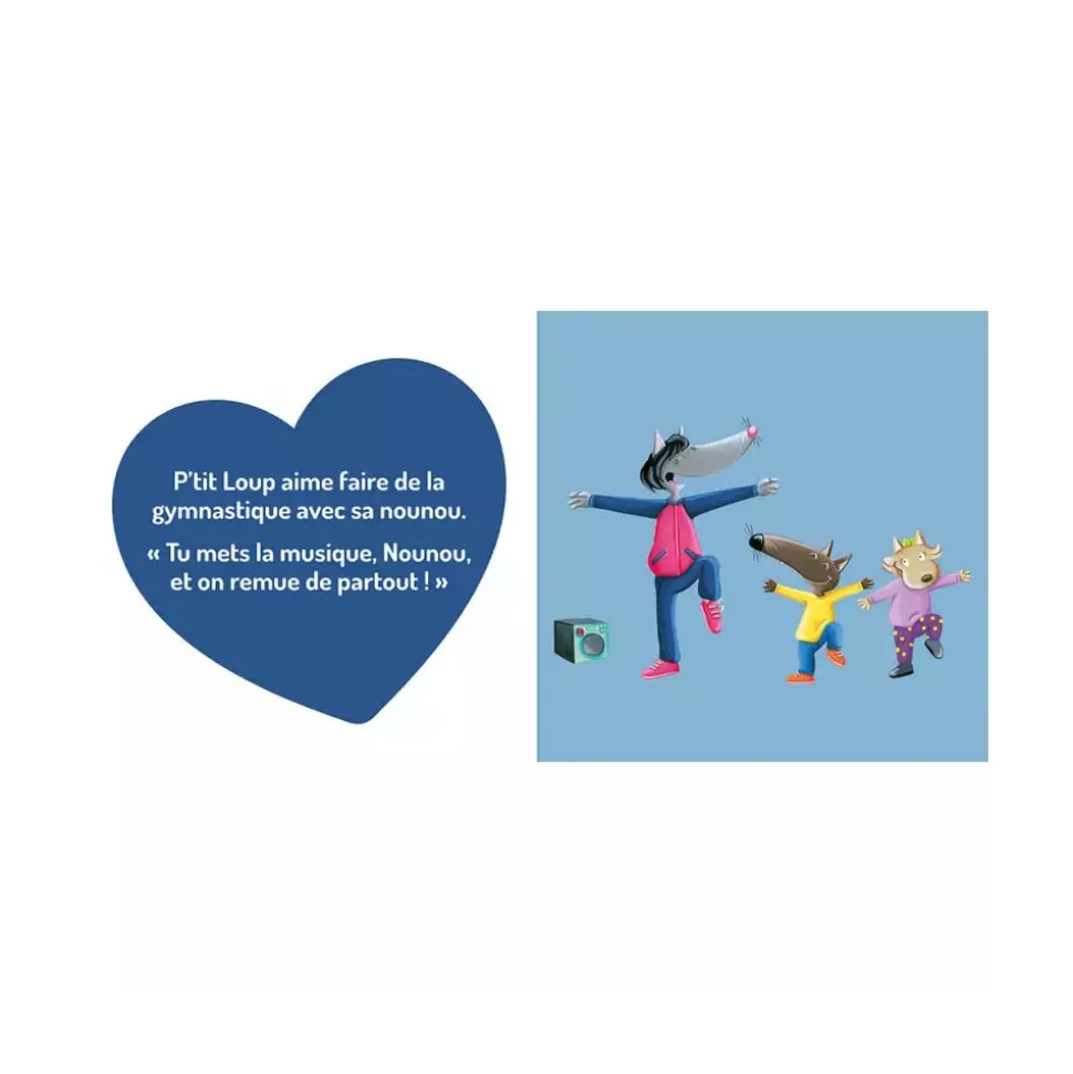 Livre enfant p'tit loup aime sa nounou