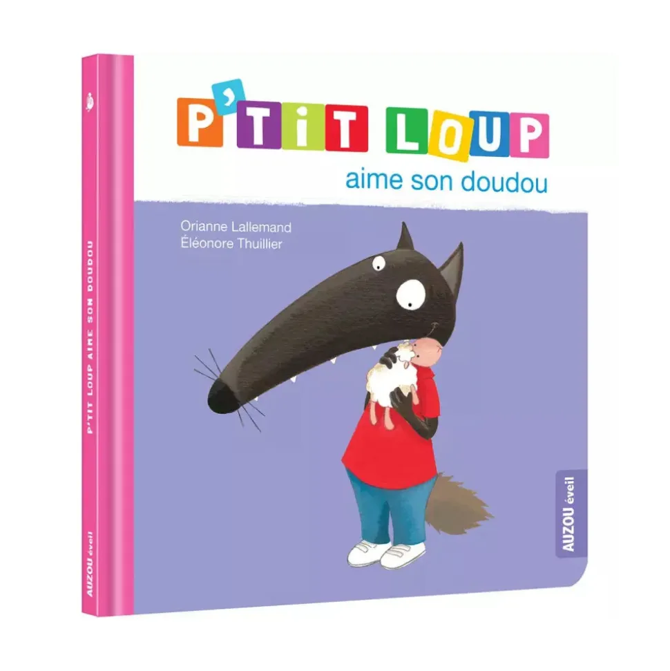 Livre enfant p'tit loup aime son doudou