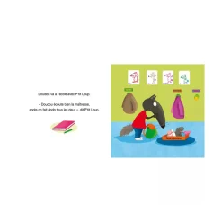 Livre enfant p'tit loup aime son doudou