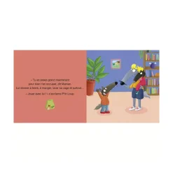 Livre enfant p'tit loup a un animal de compagnie
