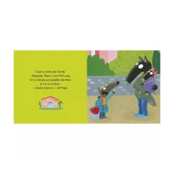 Livre enfant p'tit loup est le roi de la galette