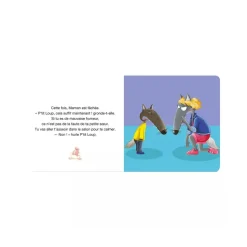 Livre enfant p'tit loup fait une colère