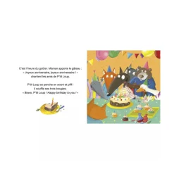 Livre enfant p'tit loup fête son anniversaire