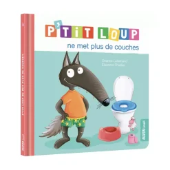 Livre enfant p'tit loup ne met plus de couches