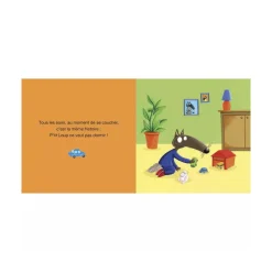 Livre enfant p'tit loup ne veut pas dormir