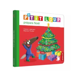 Livre enfant p'tit loup prépare noël
