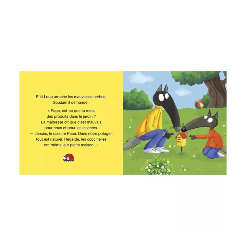 Livre enfant p'tit loup sauve la planète