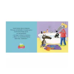 Livre enfant p'tit loup se lave tout seul