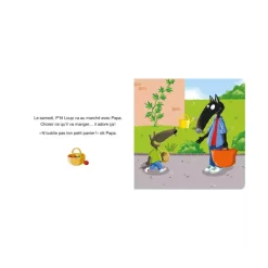Livre enfant p'tit loup va au marché