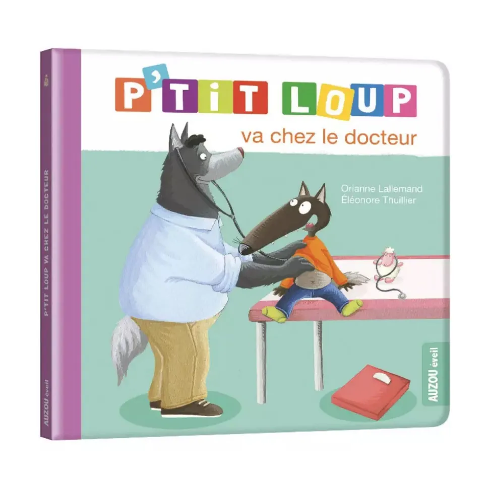 Livre enfant p'tit loup va chez le docteur