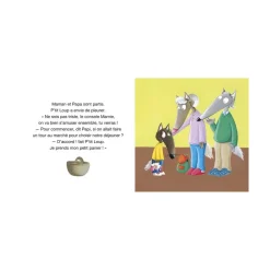 Livre enfant p'tit loup va chez papi et mamie