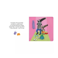 Livre enfant p'tit loup va à la piscine