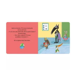 Livre enfant p'tit loup va à la piscine