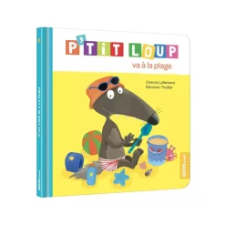 Livre enfant p'tit loup va à la plage