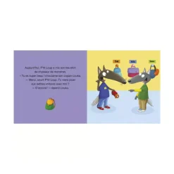 Livre enfant p'tit loup veut être le chef