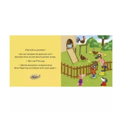 Livre enfant p'tit loup visite une ferme