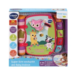 Livre musical enchanté des baby loulous rose