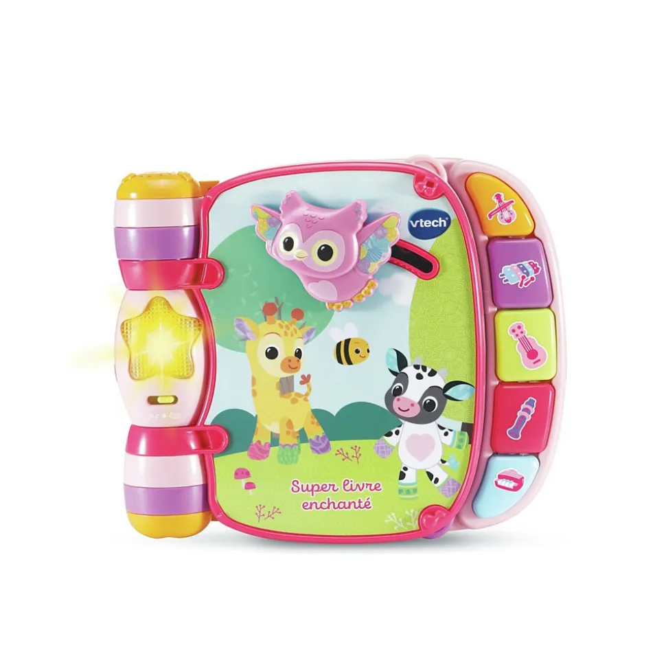 Livre musical enchanté des baby loulous rose