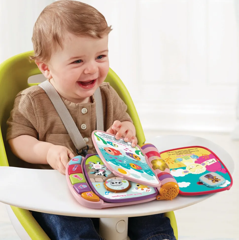 Livre musical enchanté des baby loulous rose