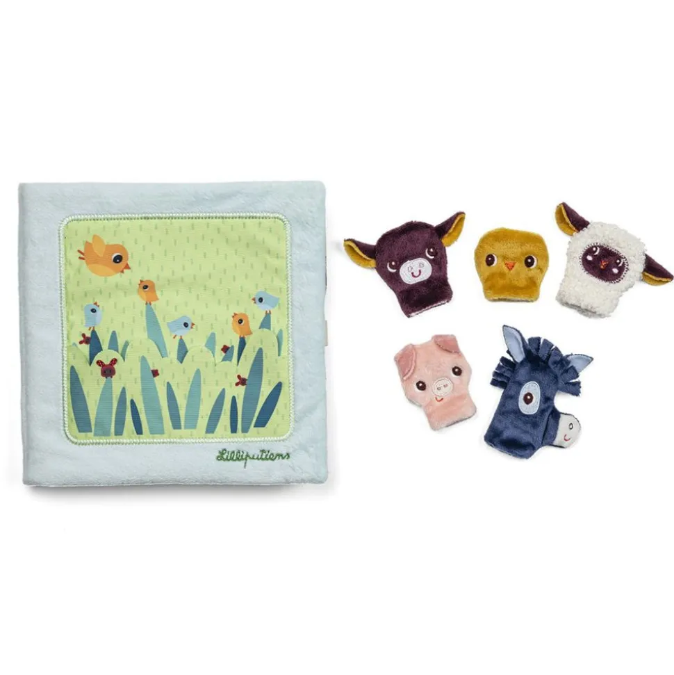 Livre pour enfant d'activités les bébés marionnettes à doigts