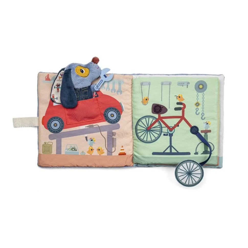 Livre pour enfant d'activités le garage de jules