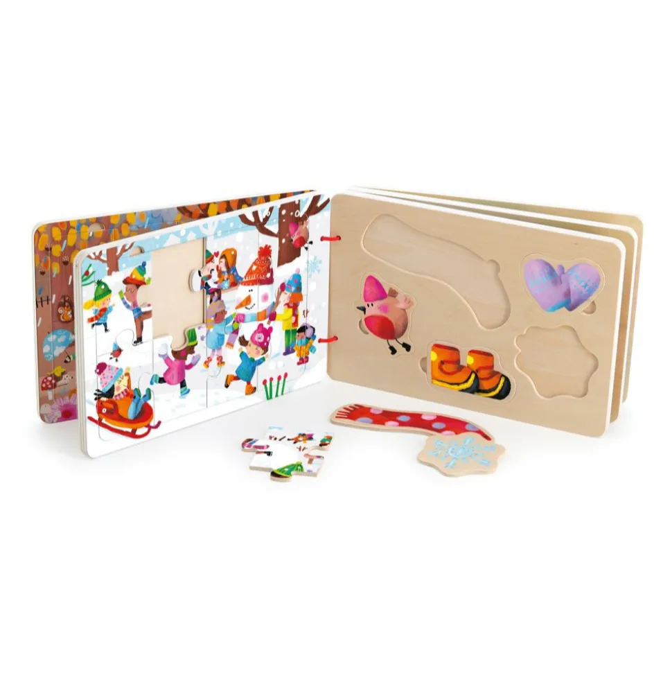 Livre puzzles pour enfant les 4 saisons