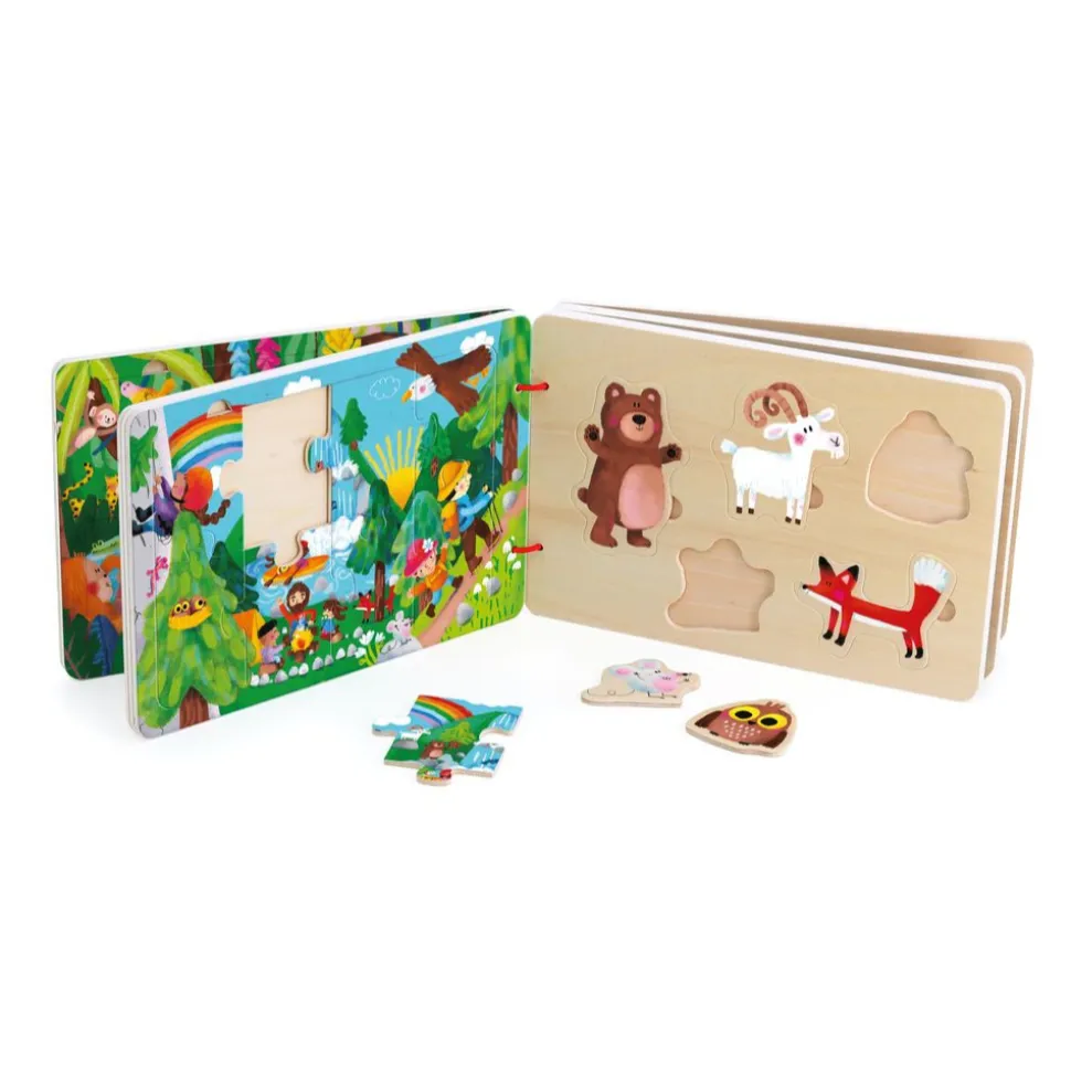 Livre puzzles pour enfant le voyage