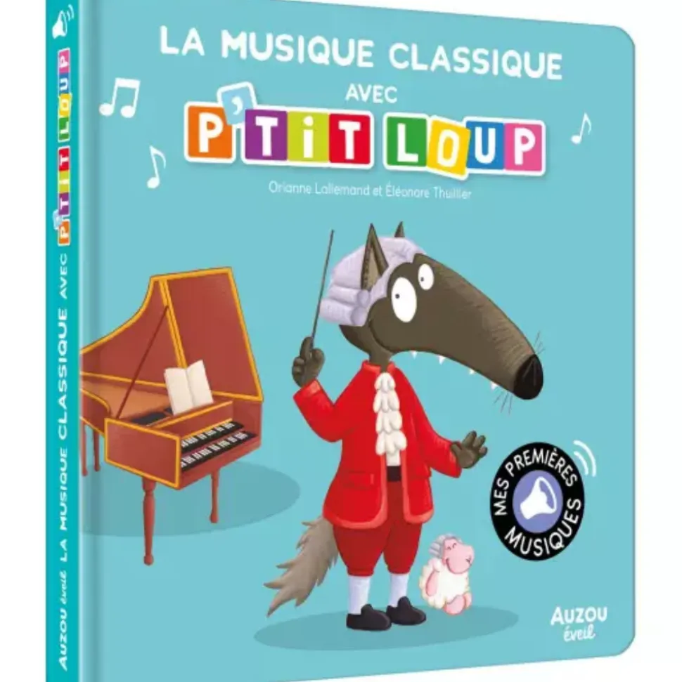 Livre sonore la musique classique avec p'tit loup