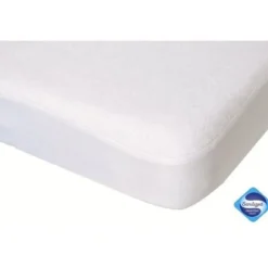 Lot 1 alèse + 1 drap housse 70x140 cm curry