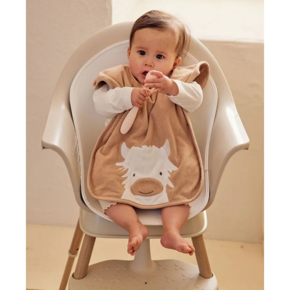Lot 2 bavoirs éponge funny - fluffy orso & lily
