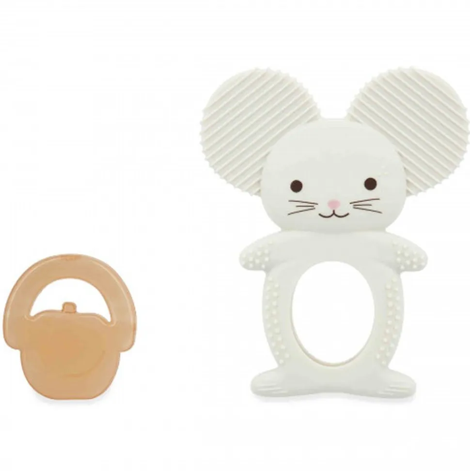 Lot de 2 anneaux de dentition et réfrigérant souris