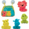 Lot de 4 aspergeurs de bain avec filet