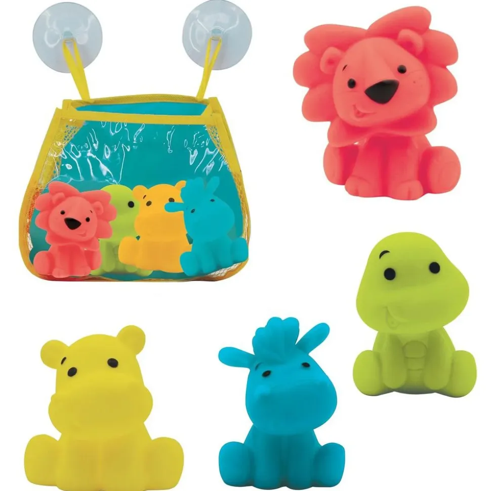 Lot de 4 aspergeurs de bain avec filet