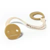 Lot de 2 attaches sucette à clip green/beige