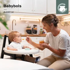 Lot de 4 babybols en verre 220ml