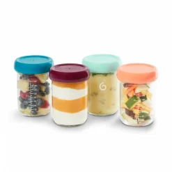 Lot de 4 babybols en verre 220ml