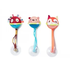Lot de 3 balles de bain georges, césar et alice