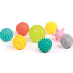 Lot de 8 balles d'éveil sensoriel
