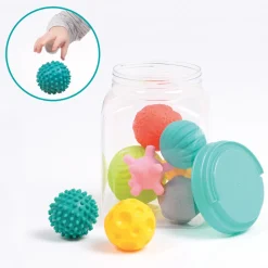 Lot de 8 balles d'éveil sensoriel