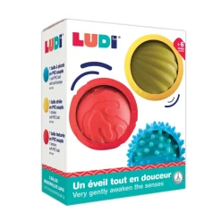 Lot de 3 balles sensorielles