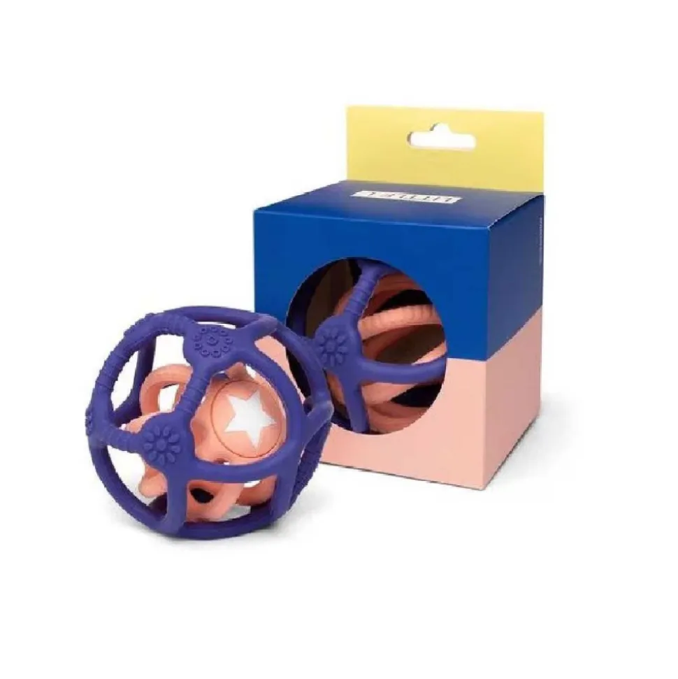 Lot de 2 balles sensorielles bleu et rose
