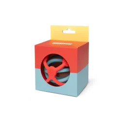 Lot de 2 balles sensorielles orange et bleu