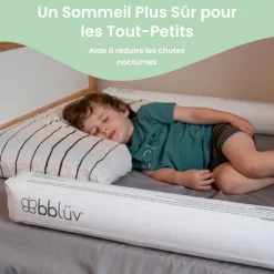 Lot de 2 barrières de lit gonflables bumps