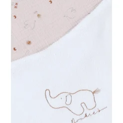 Lot de 2 bavoirs bandana comlombes du bonheur