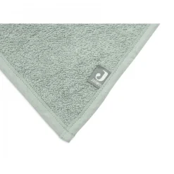 Lot de 2 bavoirs bandana éponge ash green